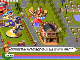 sim theme park ps1 коды. Theme%20Park%2003. sim theme park ps1 коды фото. sim theme park ps1 коды-Theme%20Park%2003. картинка sim theme park ps1 коды. картинка Theme%20Park%2003. * 255 золотых билетов. На экране Карты (Map Screen) или находясь в парке, нажмите UP, DOWN, LEFT, RIGHT, О (Круг), RIGHT, LEFT, DOWN UP, О (Круг). Затем повторите всю эту последовательность четыре раза подряд. Если сделаете все правильно, услышите нарастающий звук и получите 255 золотых билетиков. * Чтобы прекратить тратить деньги из своего фонда, нажмите LEFT, DOWN, X, О (Круг) восемь раз подряд. Услышите нарастающий звук, а затем "пение" фанфар. Теперь Вы можете строить практически любое сооружение, какое захотите, совершенно бесплатно. * Чтобы моментально начать исследование всех доступных Вам предметов и сооружений, нажмите UP, DOWN, UP, DOWN, LEFT, UP, DOWN, UP, DOWN, RIGHT. Повторите эту последовательность 8 раз подряд, услышите подтверждающий звук и сможете строить любые доступные Вам сооружения включая железные дороги, карусели, магазины павильоны и вообще, что только захотите.