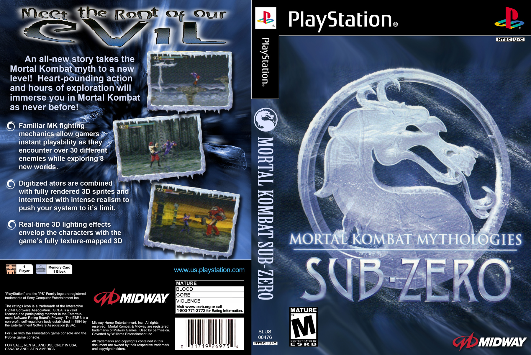 Mortal Kombat 4. В Mortal Kombat Mythologies: Sub-Zero несколько новых перс...
